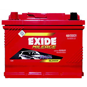 EXIDE MILEAGE(MLDIN55R)